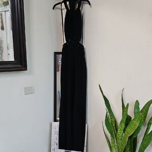 Elegant Black Halter Dress | Worn Once